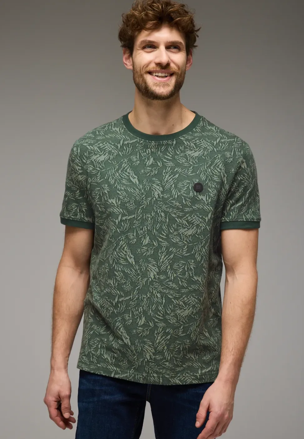 Jaquard-T-Shirt