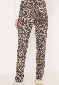 Jeans im Leo-Look