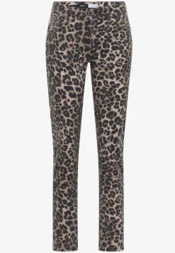Jeans im Leo-Look