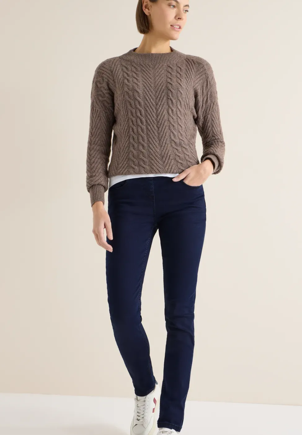 Jeans mit Elastikbund