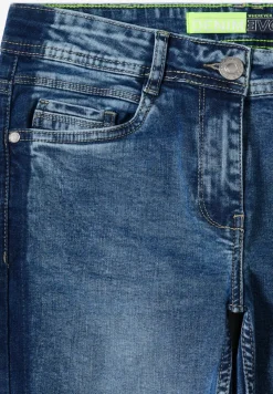 Jeans mit Galonstreifen