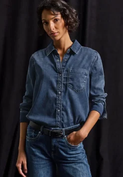 Jeansbluse