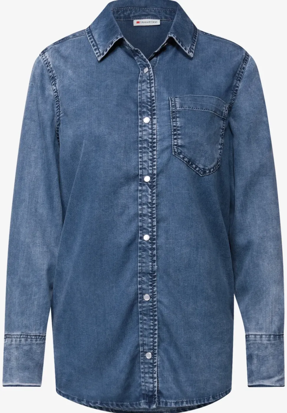 Jeansbluse