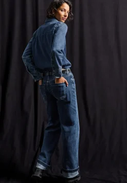 Jeansbluse