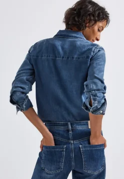 Jeansbluse