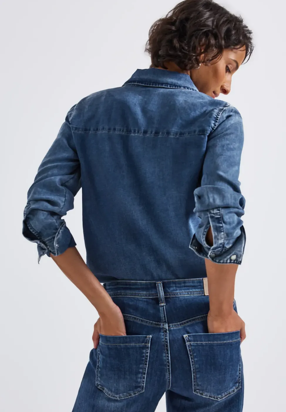Jeansbluse