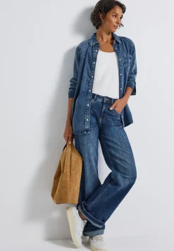 Jeansbluse