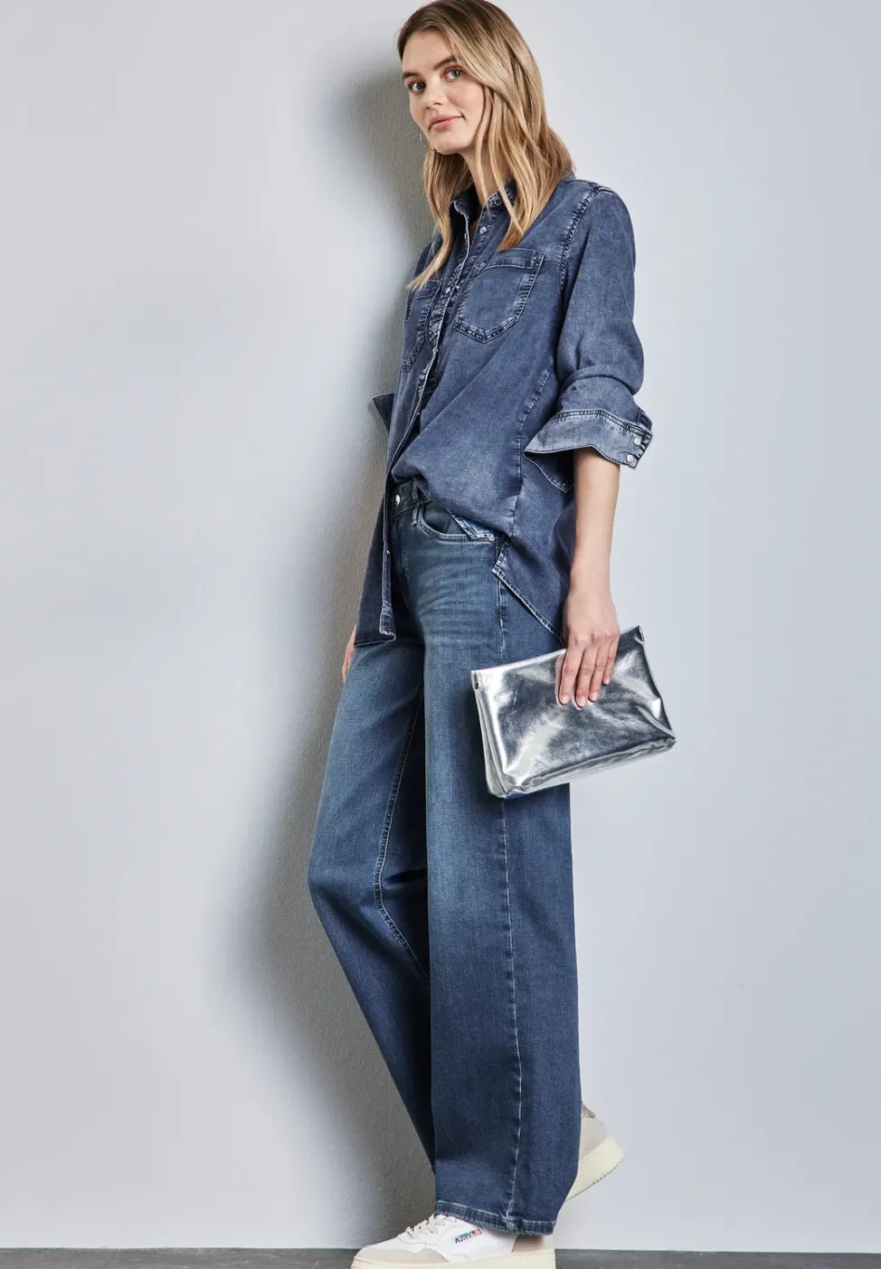 Jeanshemd mit Brusttaschen