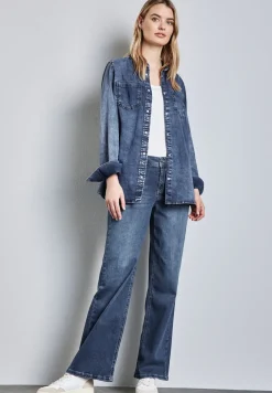 Jeanshemd mit Brusttaschen