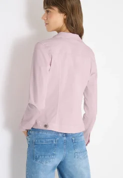Jeansjacke im Colored-Denim-Look