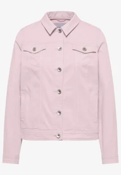 Jeansjacke im Colored-Denim-Look