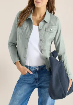 Jeansjacke mit Brusttaschen und Knöpfen