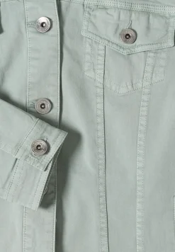 Jeansjacke mit Brusttaschen und Knöpfen