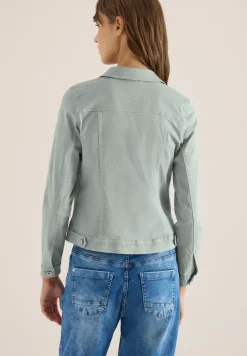 Jeansjacke mit Brusttaschen und Knöpfen