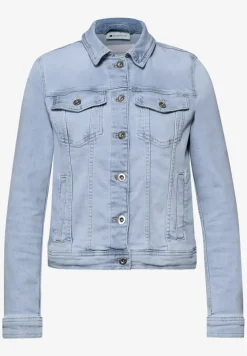 Jeansjacke mit Brusttaschen und Knöpfen