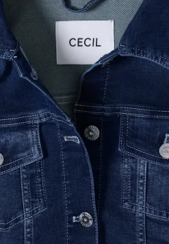 Jeansjacke mit Brusttaschen und Knöpfen