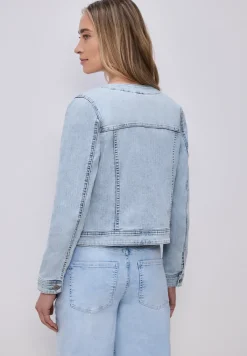 Jeansjacke mit Brusttaschen und Knöpfen