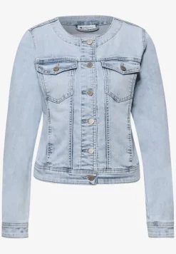 Jeansjacke mit Brusttaschen und Knöpfen