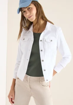 Jeansjacke mit Brusttaschen und Knöpfen