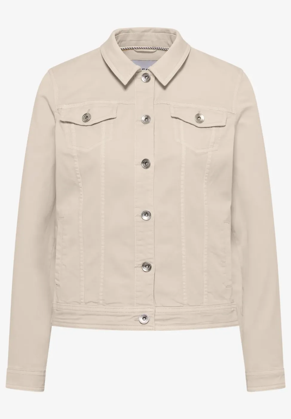 Jeansjacke mit Brusttaschen und Knöpfen