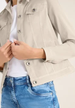 Jeansjacke mit Brusttaschen und Knöpfen