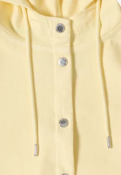 Jeansjacke mit Kapuze und Knöpfen
