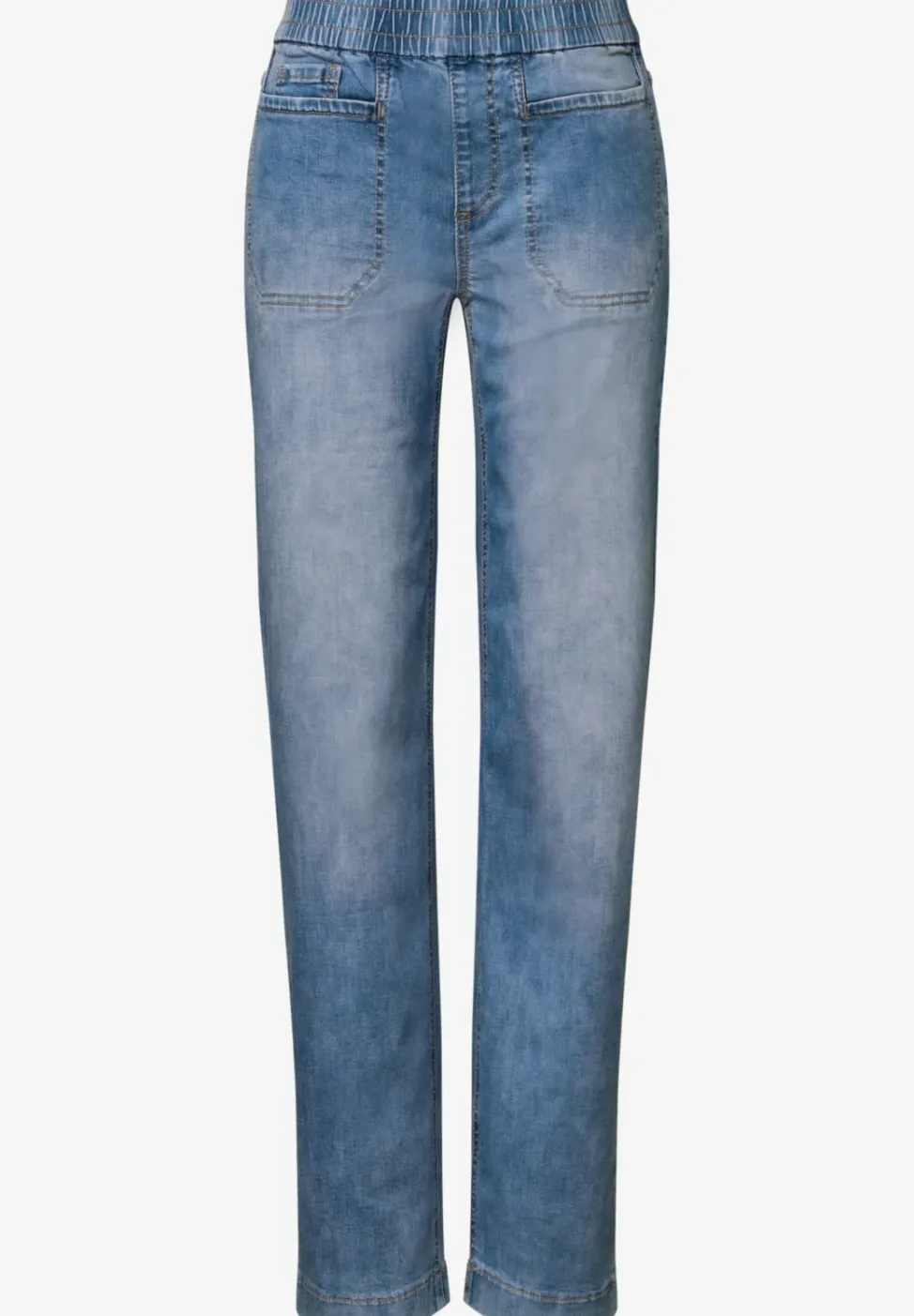 Jeans mit Elastikbund