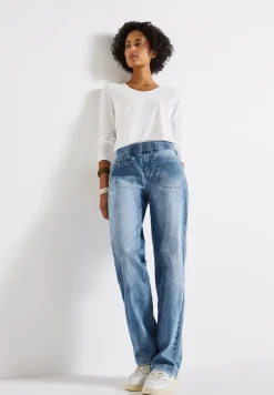 Jeans mit Elastikbund