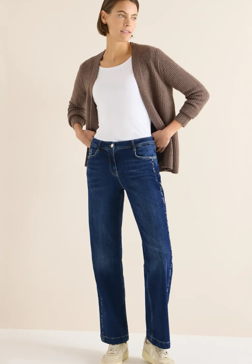 Jeans mit Gallonstreifen