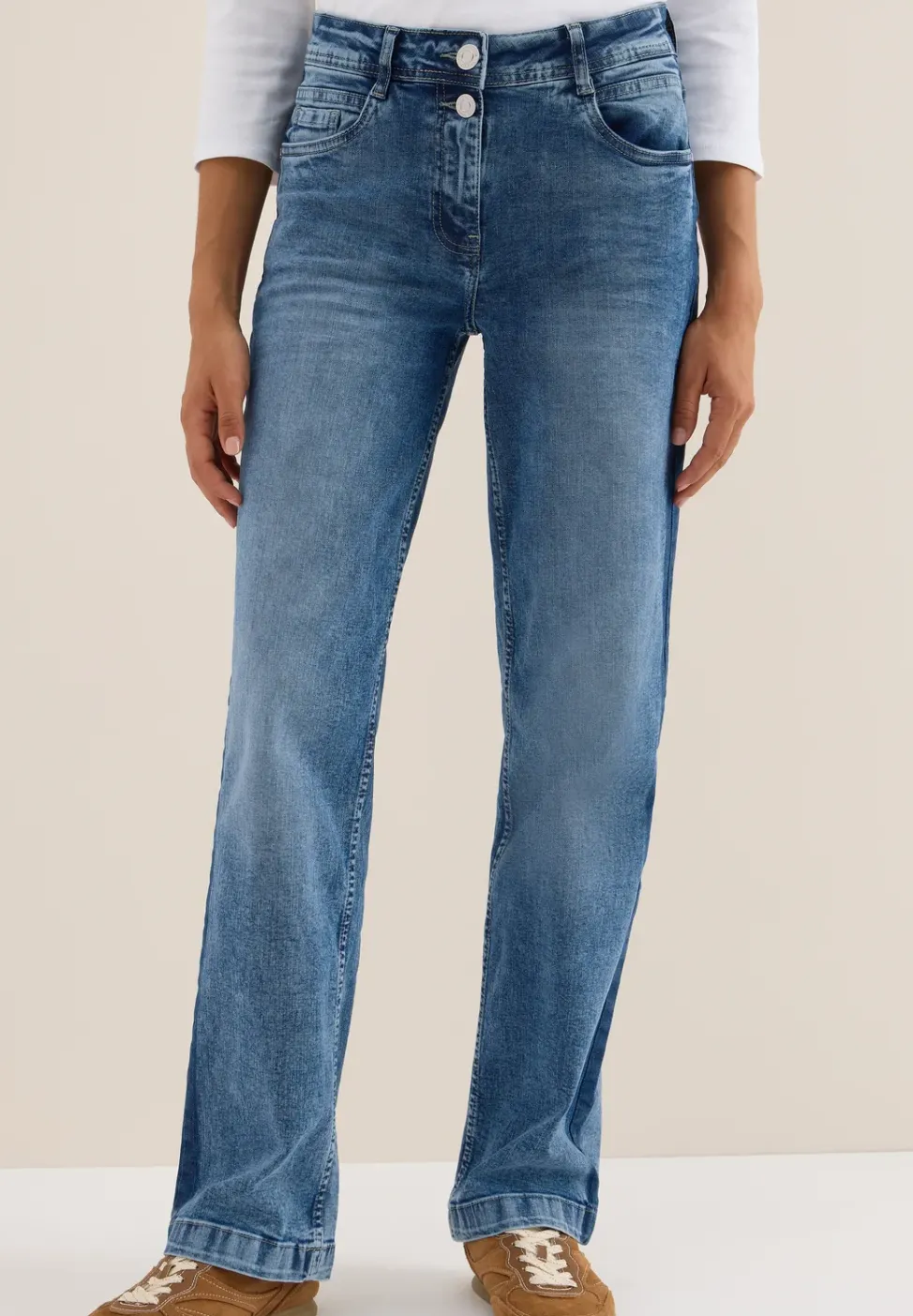 Jeans mit Gallonstreifen