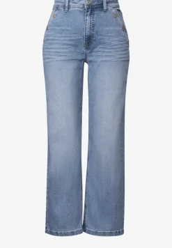 Jeans mit Knopfdetail