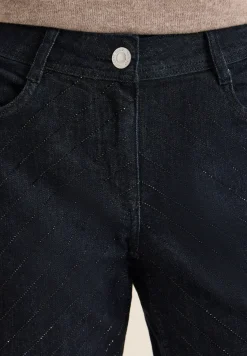 Jeans mit Schmucksteinen