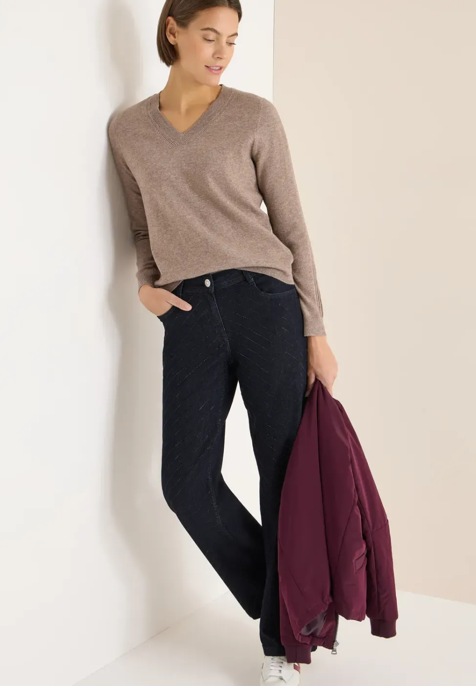 Jeans mit Schmucksteinen