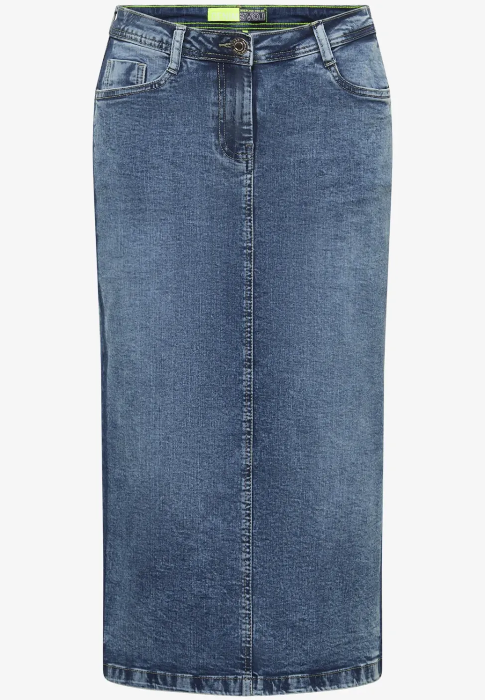 Jeansrock mit Gallonstreifen