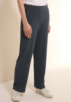 Jersey-Hose mit Rippstruktur