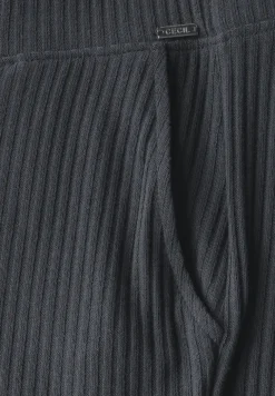 Jersey-Hose mit Rippstruktur