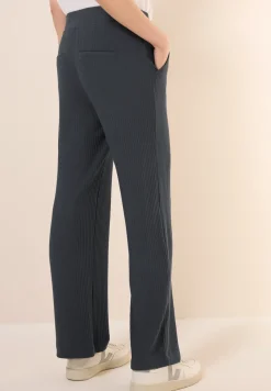 Jersey-Hose mit Rippstruktur