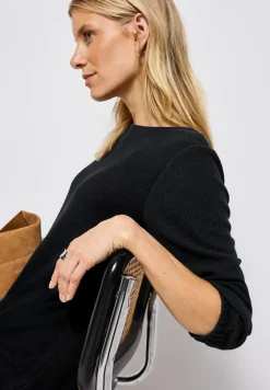 Jersey-Kleid in Unifarbe