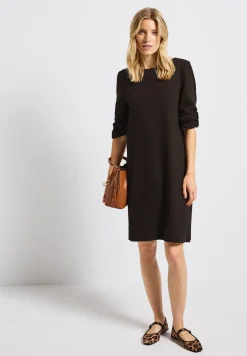 Jersey-Kleid in Unifarbe