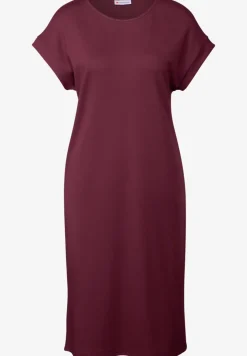 Jersey-Kleid in Unifarbe