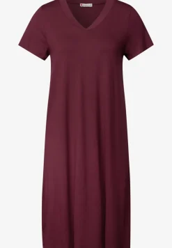 Jersey-Kleid in Unifarbe