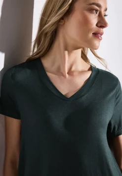 Jersey-Kleid in Unifarbe