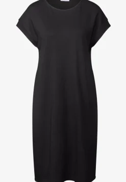 Jersey-Kleid in Unifarbe