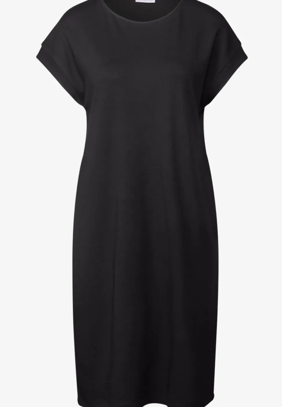 Jersey-Kleid in Unifarbe