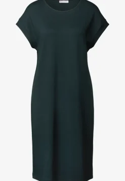 Jersey-Kleid in Unifarbe