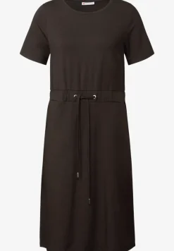 Jersey-Kleid mit Tunnelzug
