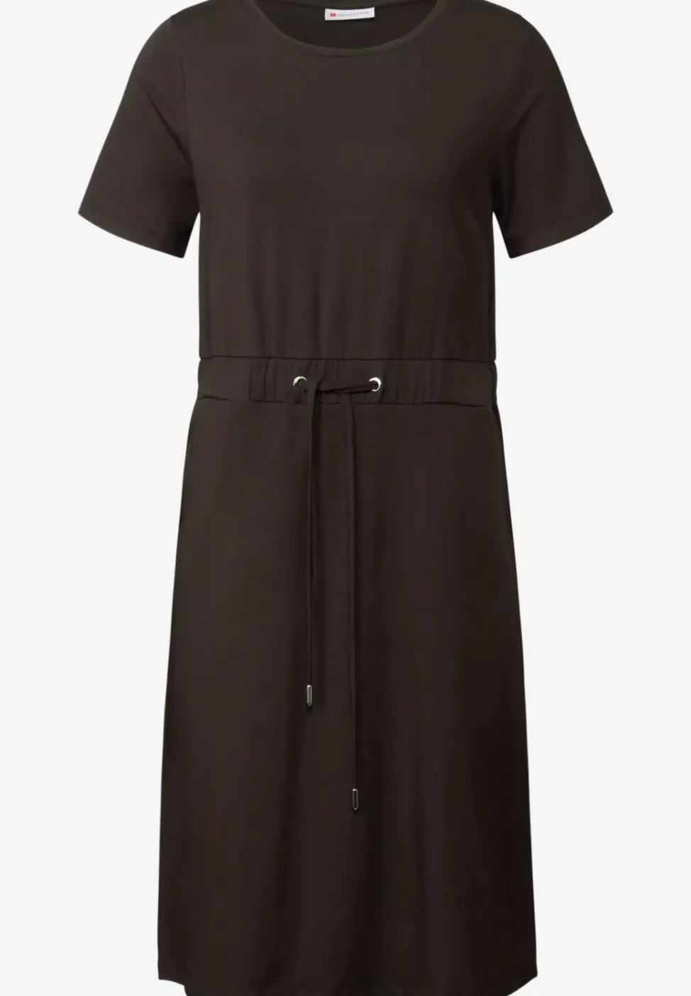 Jersey-Kleid mit Tunnelzug