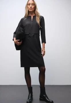 Jersey-Kleid mit Zipper