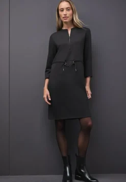 Jersey-Kleid mit Zipper