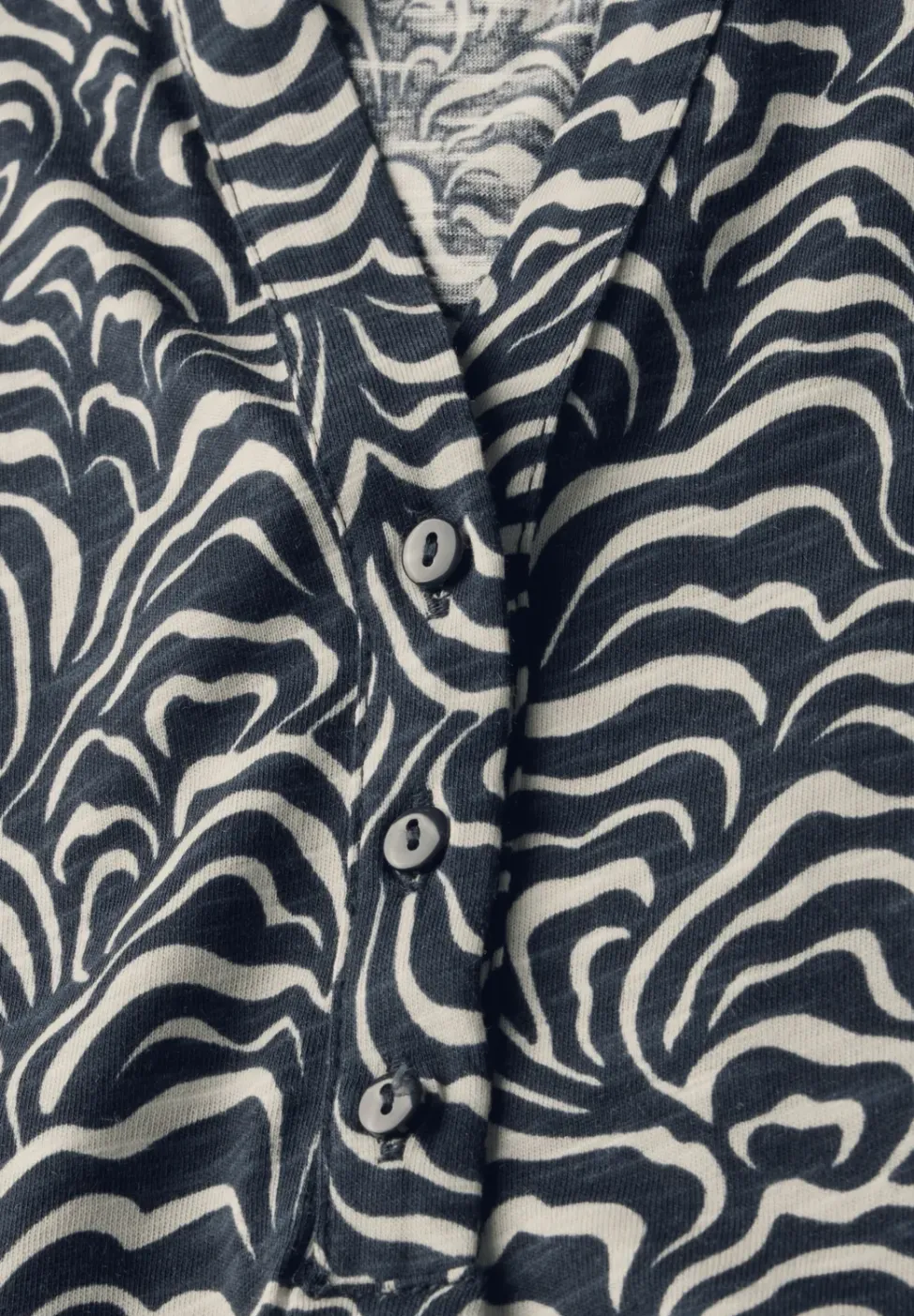 Jersey-Shirt im Blusen-Look